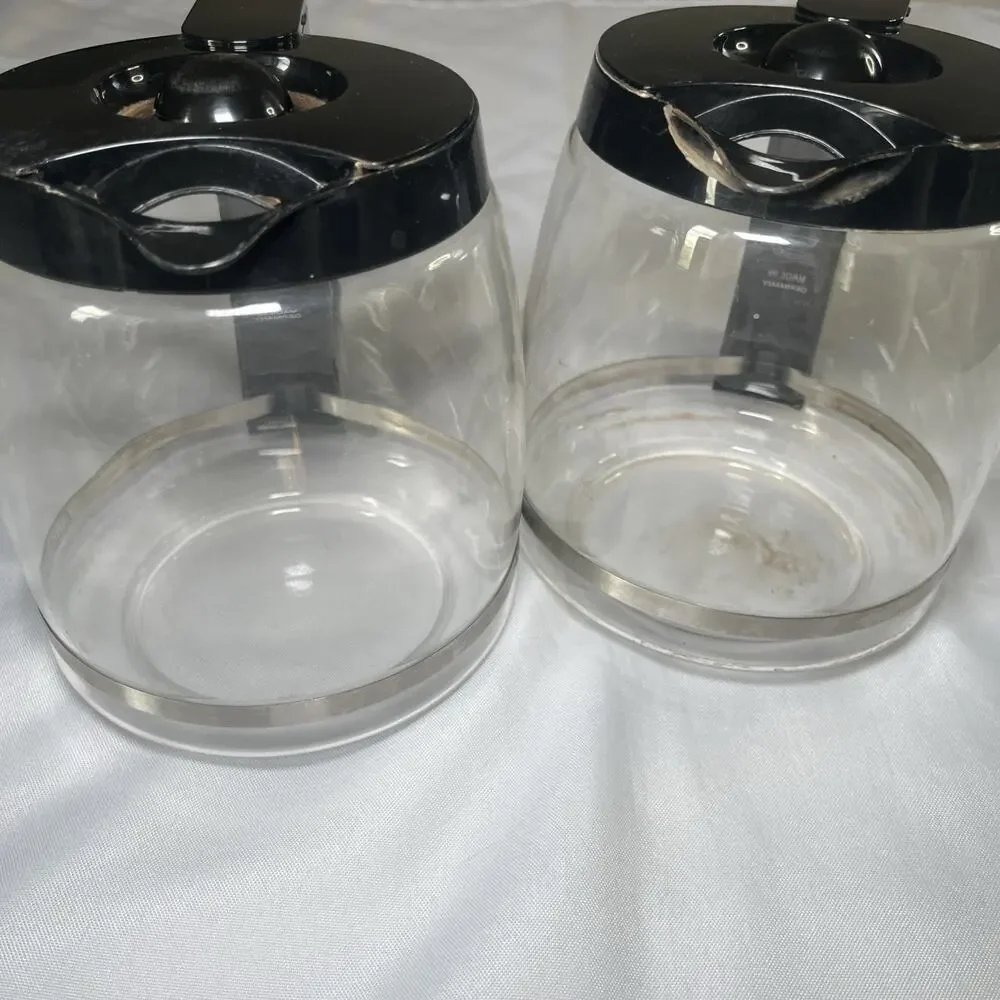 2 Pack Cuisinart 12 Cup Carafe Coffee CHW12 CHW12P1 DCC1100BK DCC2650 DGB-550BK
